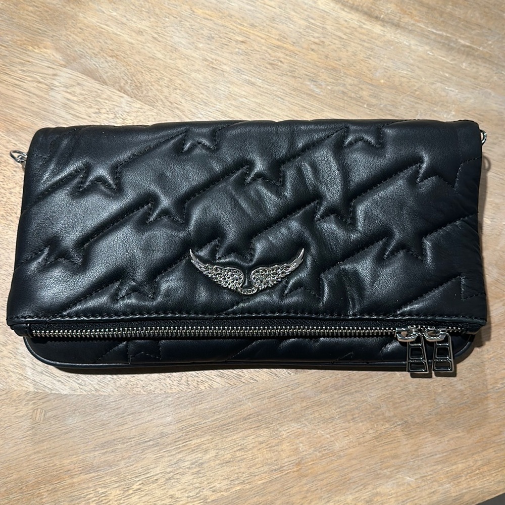 Zadig & Voltaire Rock Clutch in Noir